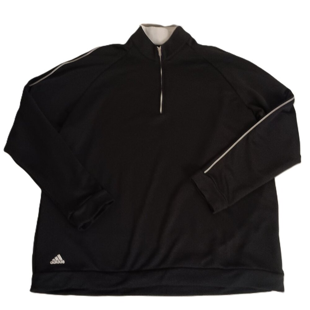 Adidas Golf Climalite 1/2 Zip Black Pullover Men’s Size 2X